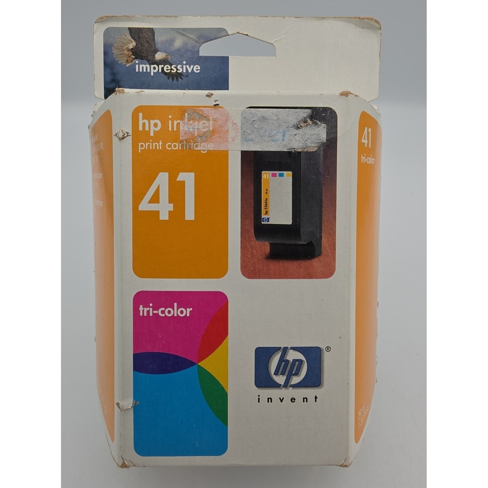 NEW Genuine HP 41 Tri-Color Inkjet Print Cartridge 51641A Hewlett Packard